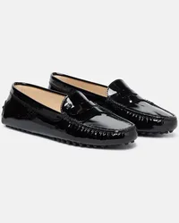 TOD'S Mocassini Gommino in vernice Nero