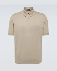 Loro Piana Polo in cotone Grigio