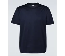 Brioni T-shirt in jersey di cotone Blu