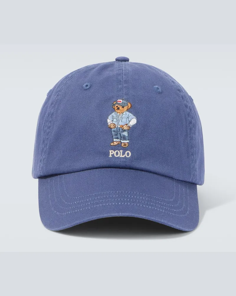 Ralph Lauren Cappello da baseball Polo Bear Blu