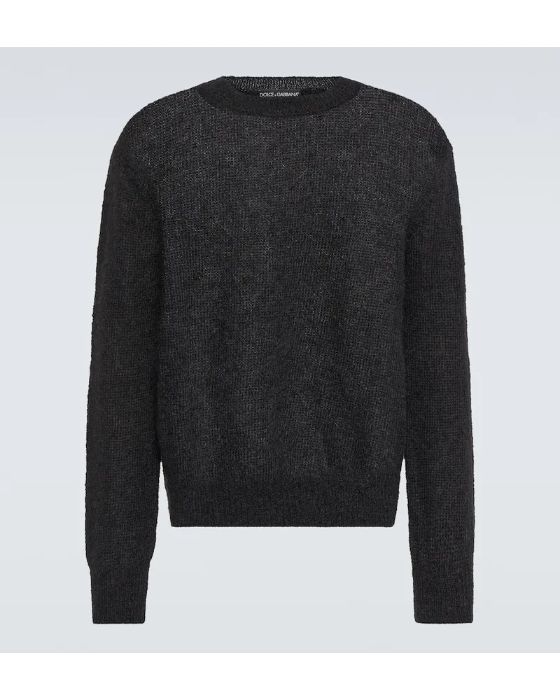 Dolce & Gabbana Pullover in misto mohair Nero
