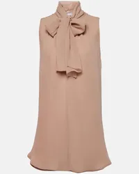 Max Mara Top in seta Rosa