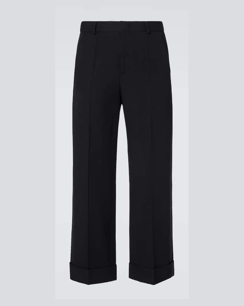 Valentino Garavani Pantaloni da smoking in lana vergine Nero
