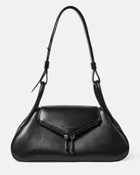 Amina Muaddi Borsa a spalla Gemini in pelle Nero