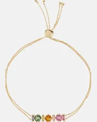 Suzanne Kalan Bracciale in oro 14kt con pietre preziose Rosa