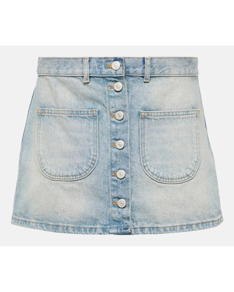Courrèges CourrÃ¨ges Minigonna di jeans Multiflex Blu
