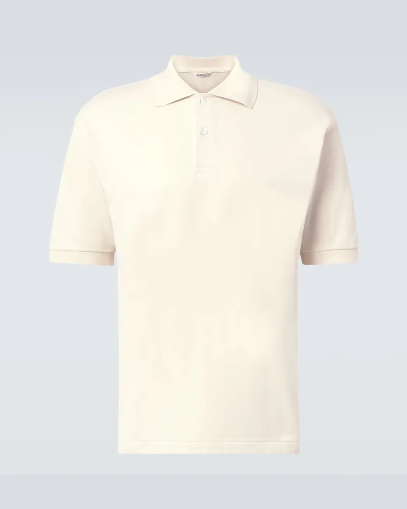 AURALEE Polo in piquÃ© di cotone Verde