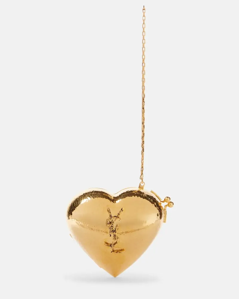 Saint Laurent Clutch Evening Mini Oro