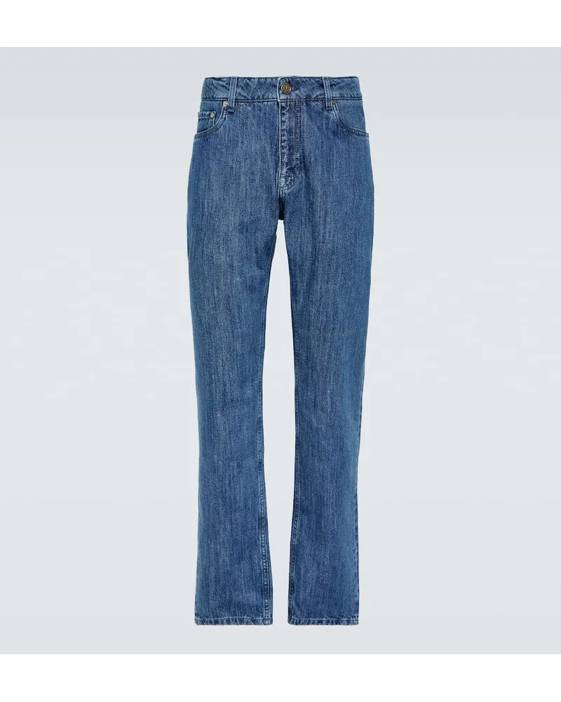 Etro Jeans regular a vita bassa Blu