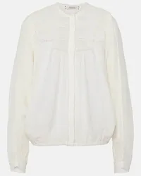 Dorothee Schumacher Blusa Stunning Dream in cotone e seta Bianco