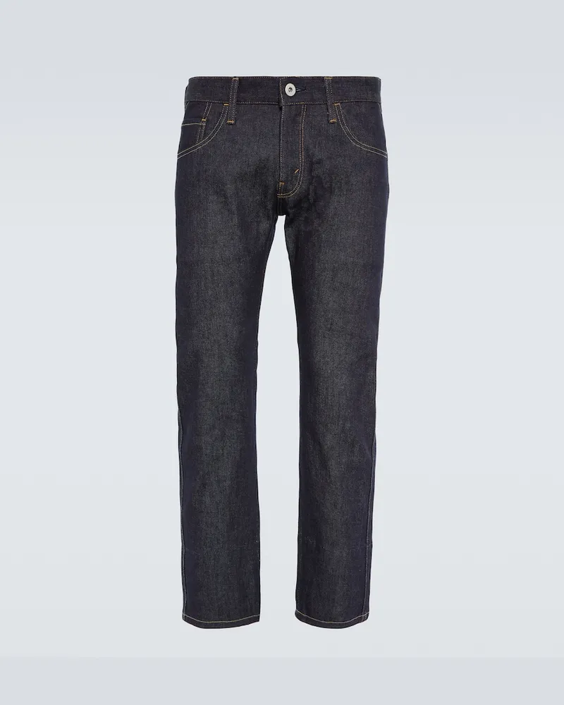 Junya Watanabe x Roy Lichtenstein - Jeans a gamba dritta Blu
