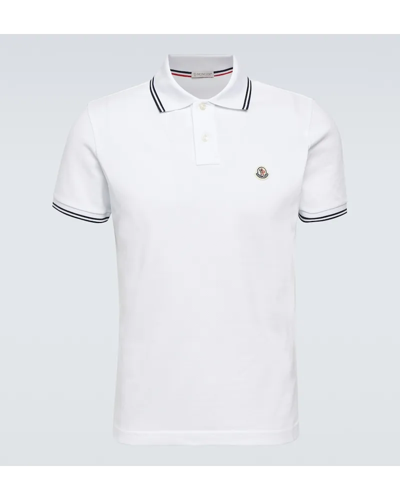 Moncler Polo in cotone Nero