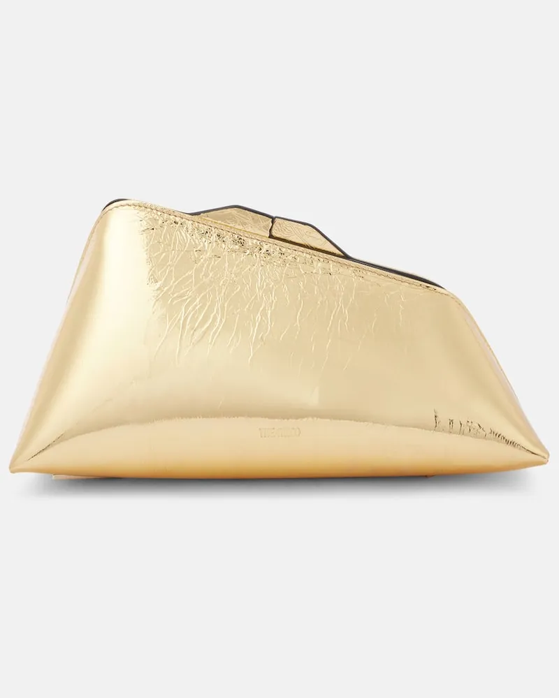 ATTICO Clutch 8:30PM Small in pelle metalizzata Oro