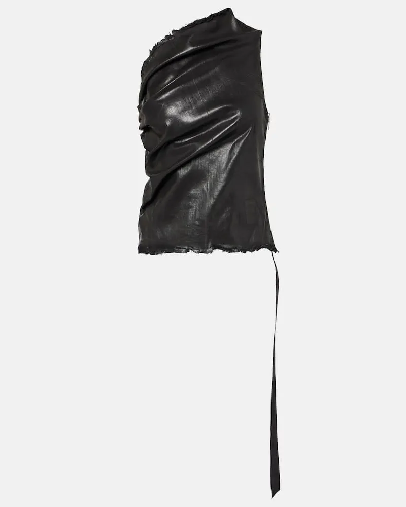 Rick Owens Top di jeans Athena Nero