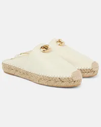 Valentino Garavani Espadrillas VLogo Moon in pelle Bianco