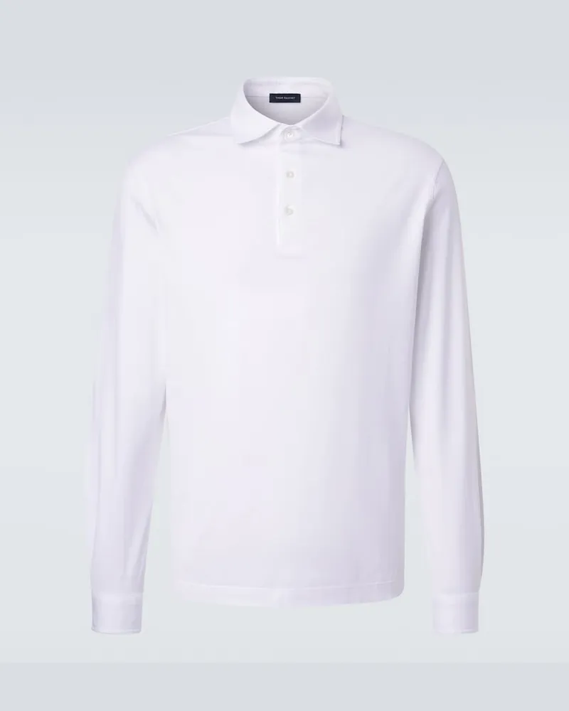Thom Sweeney Polo in cotone Bianco