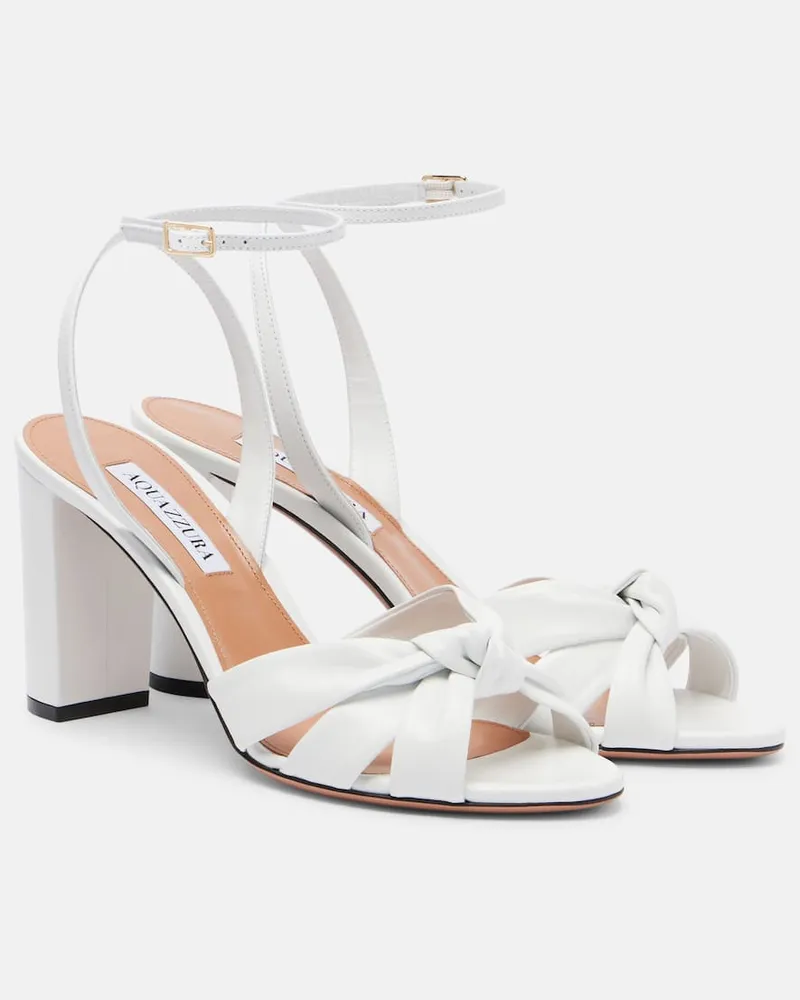 Aquazzura Sandali Nina in pelle Bianco