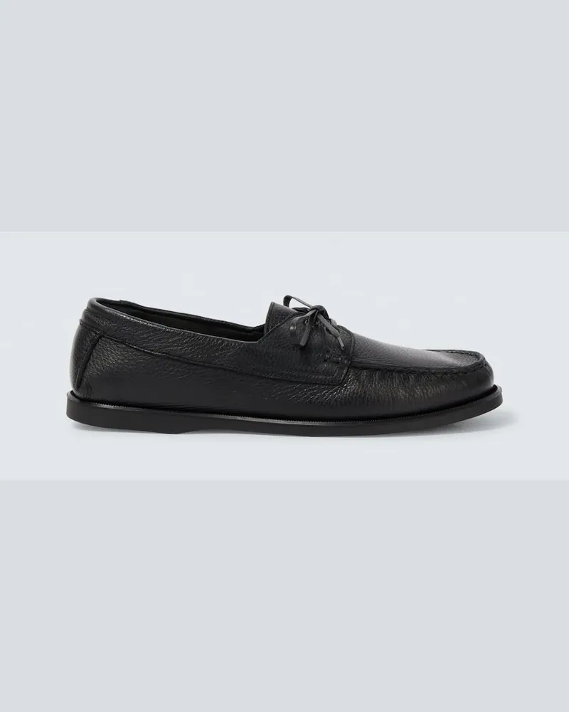 SAMAN AMEL Mocassini City Moc in pelle Nero