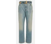 Jeans regular con cintura