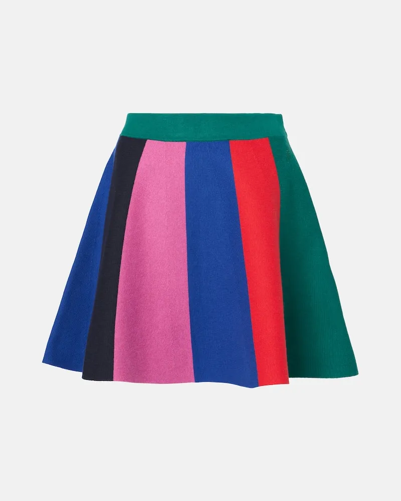 J.W.Anderson Minigonna in cotone e cashmere Verde