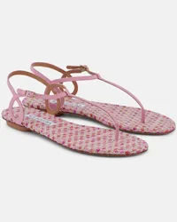 Aquazzura Sandali infradito Almost Bare in pelle Rosa