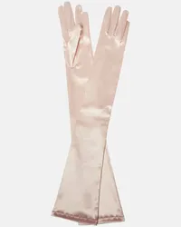 Vivienne Westwood Bridal - Guanti in raso Rosa