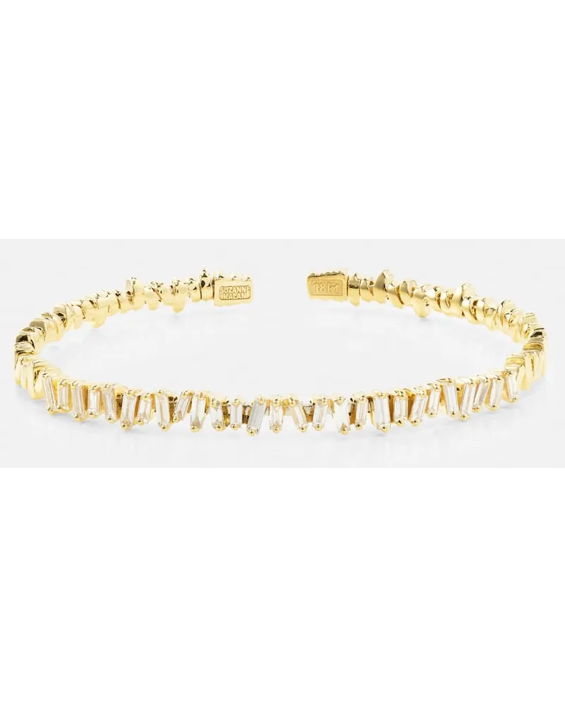 Suzanne Kalan Bracciale Classic in oro 18kt con diamanti Oro