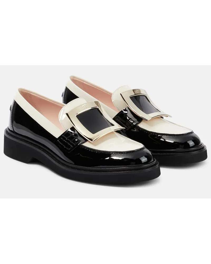 Roger Vivier Mocassini Viv' Rangers in vernice Nero