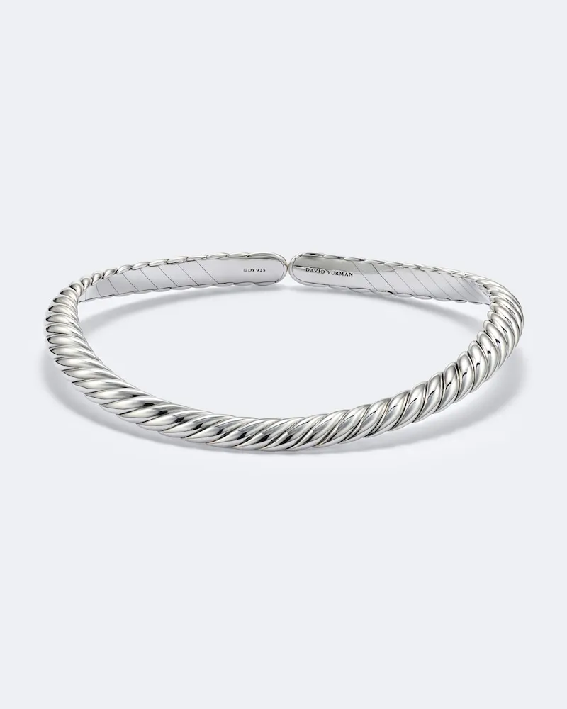 David Yurman Collana Sculpted Cable Flex in argento sterling Argento
