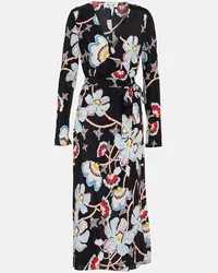 Diane von Furstenberg Abito midi Tilly con stampa Multicolore