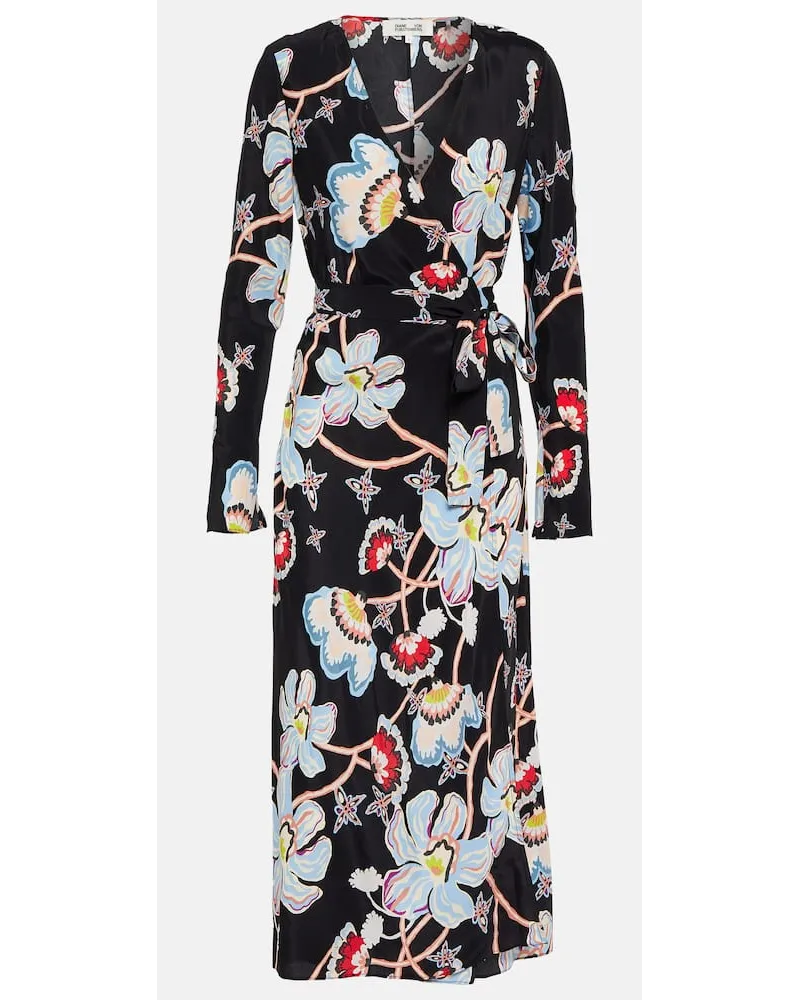 Diane von Furstenberg Abito midi Tilly con stampa Multicolore