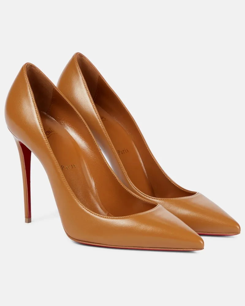 Christian Louboutin Pumps Kate 100 in pelle Marrone