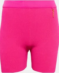 Jacquemus Shorts Pralu in maglia Rosa