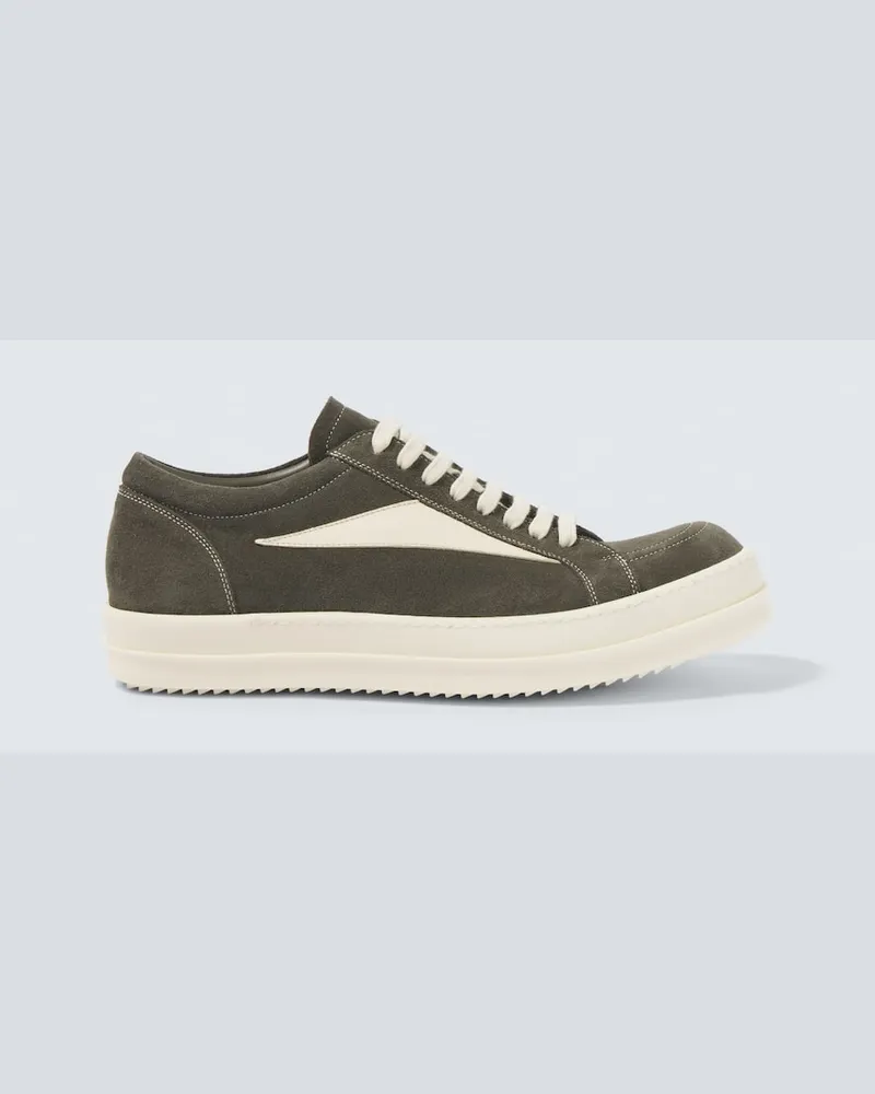 Rick Owens Sneakers Vintage in suede Grigio