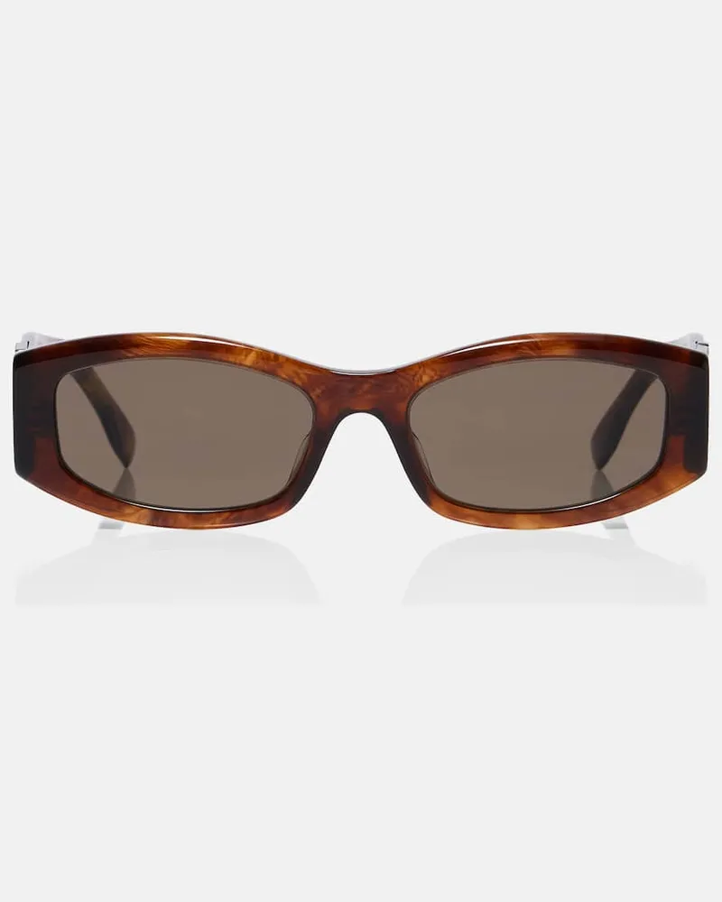 Fendi Occhiali da sole rettangolari Forever Fendi Marrone