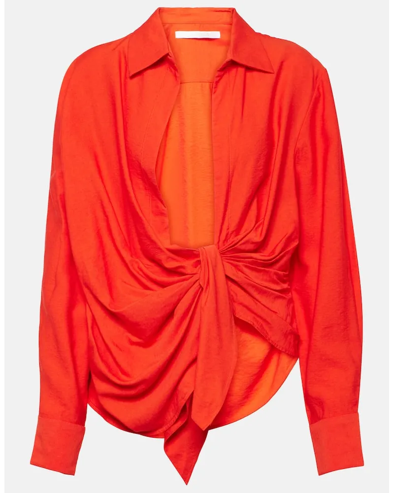 Jacquemus Camicia Bahia Arancione