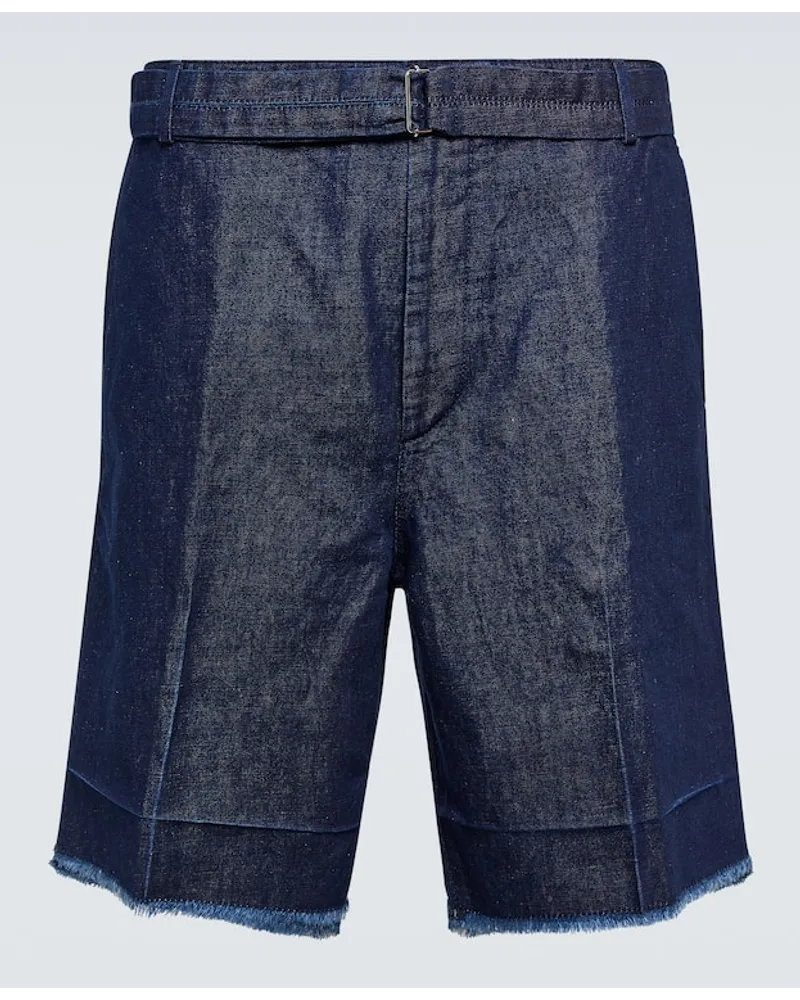 Lanvin Bermuda di jeans Blu