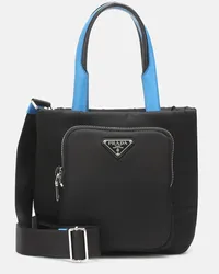 Prada Borsa in gabardine di nylon Nero