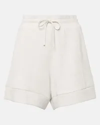 Varley Shorts Alder a vita alta Bianco