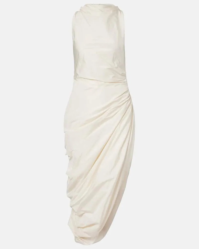 Altuzarra Abito midi asimmetrico Dora Bianco