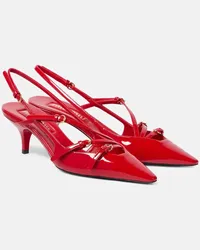 Miu Miu Pumps slingback in vernice Rosso