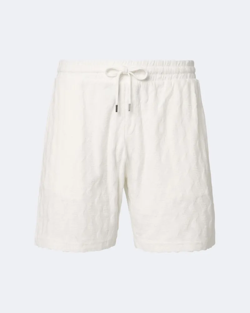 Frescobol Carioca Shorts in misto cotone Bianco