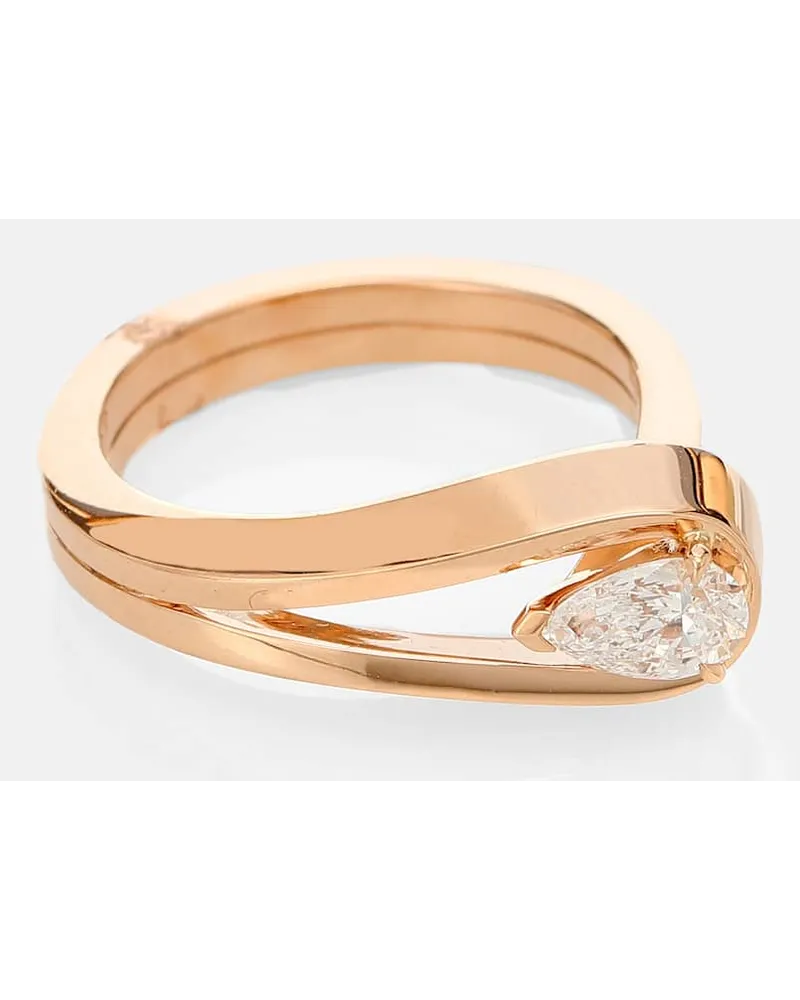 Repossi Anello Serti InversÃ© in oro 18kt con diamante Oro