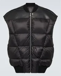 Rick Owens Gilet Jumbo Flight Nero