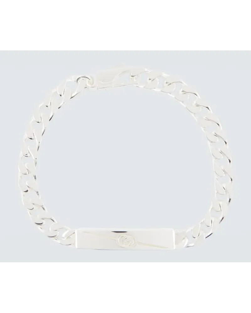 Gucci Bracciale Interlocking G in argento sterling Argento