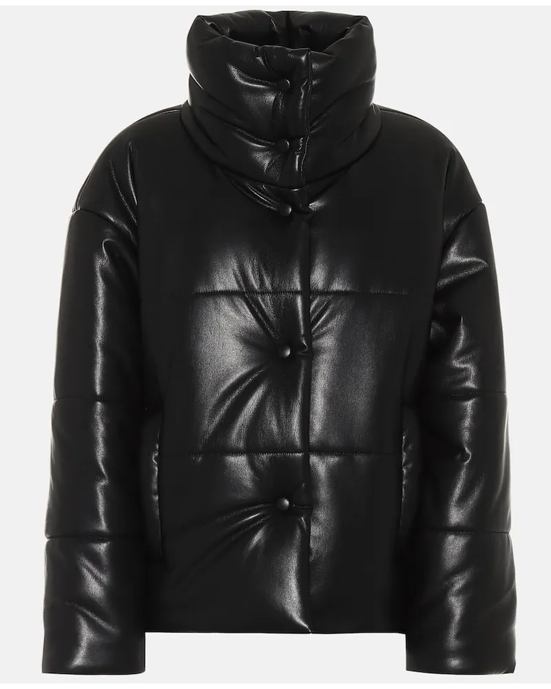 Nanushka Giacca imbottita Hide in similpelle Nero