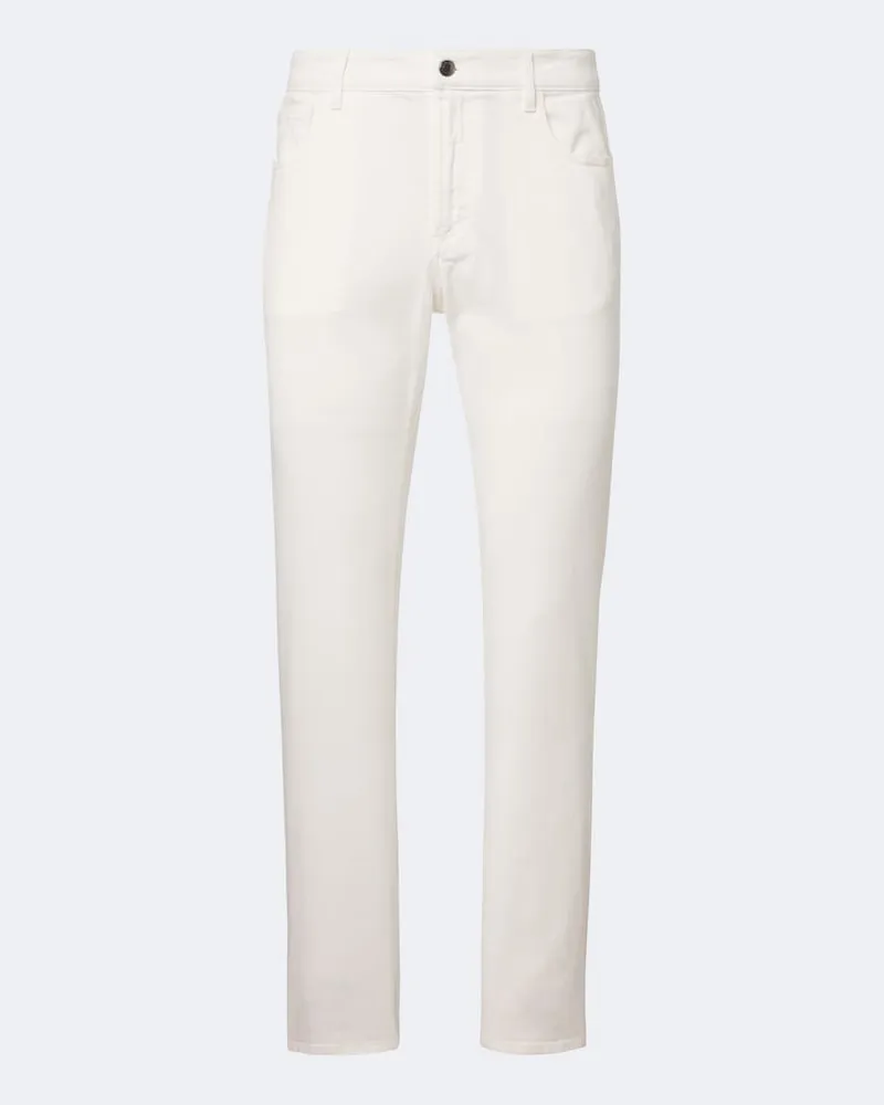 Canali Jeans slim Bianco