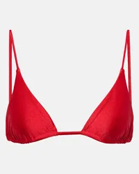 JADE SWIM Top bikini a triangolo Via Rosso