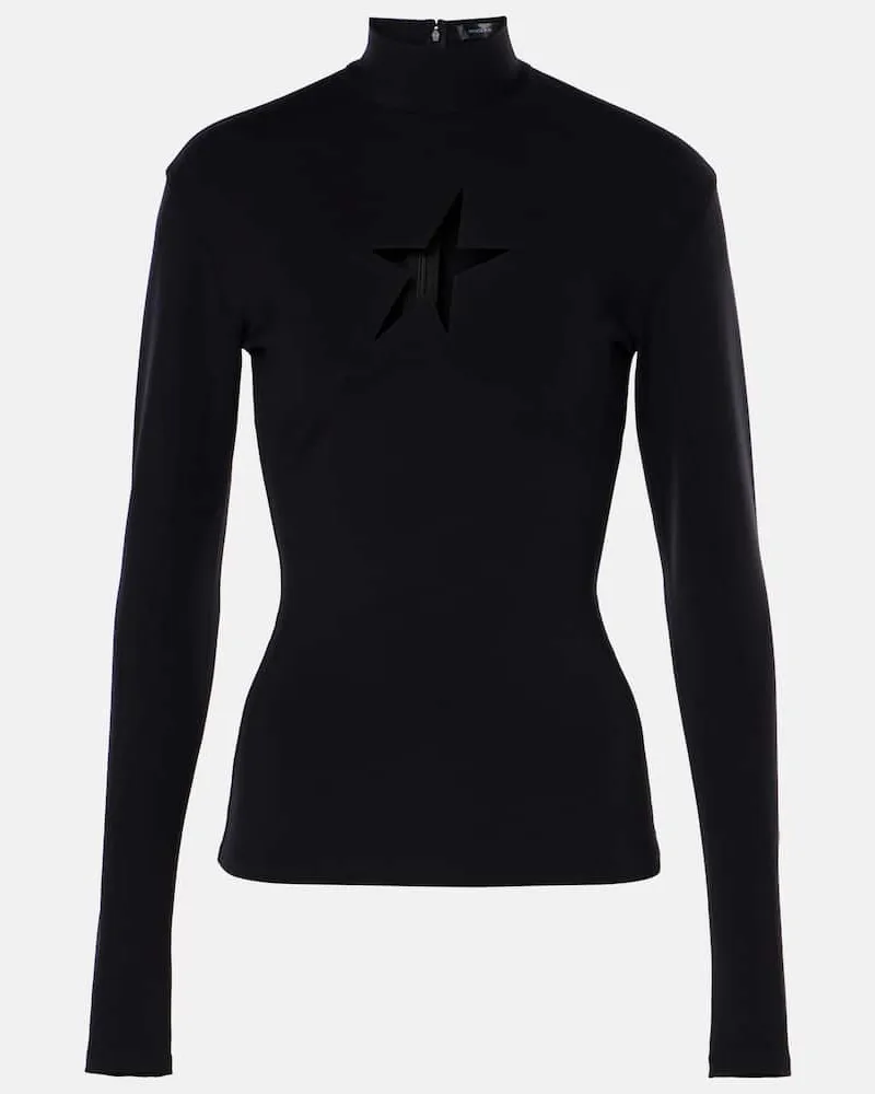 Thierry Mugler Top con cut-out Nero