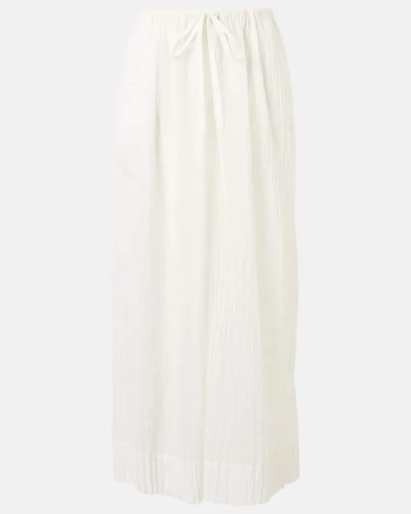 The Row Pantaloni a gamba larga Hypnosta Bianco